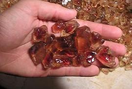 Sunstones from the desert in the Oregon Badlands.